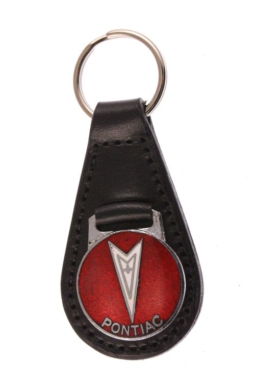 Pontiac Firebird Keychain _ Vintage Leather Key Chain 
