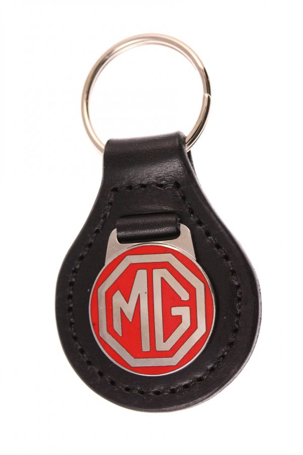 MG key rings – – Handmade Keyrings – Classic Leather Fobs