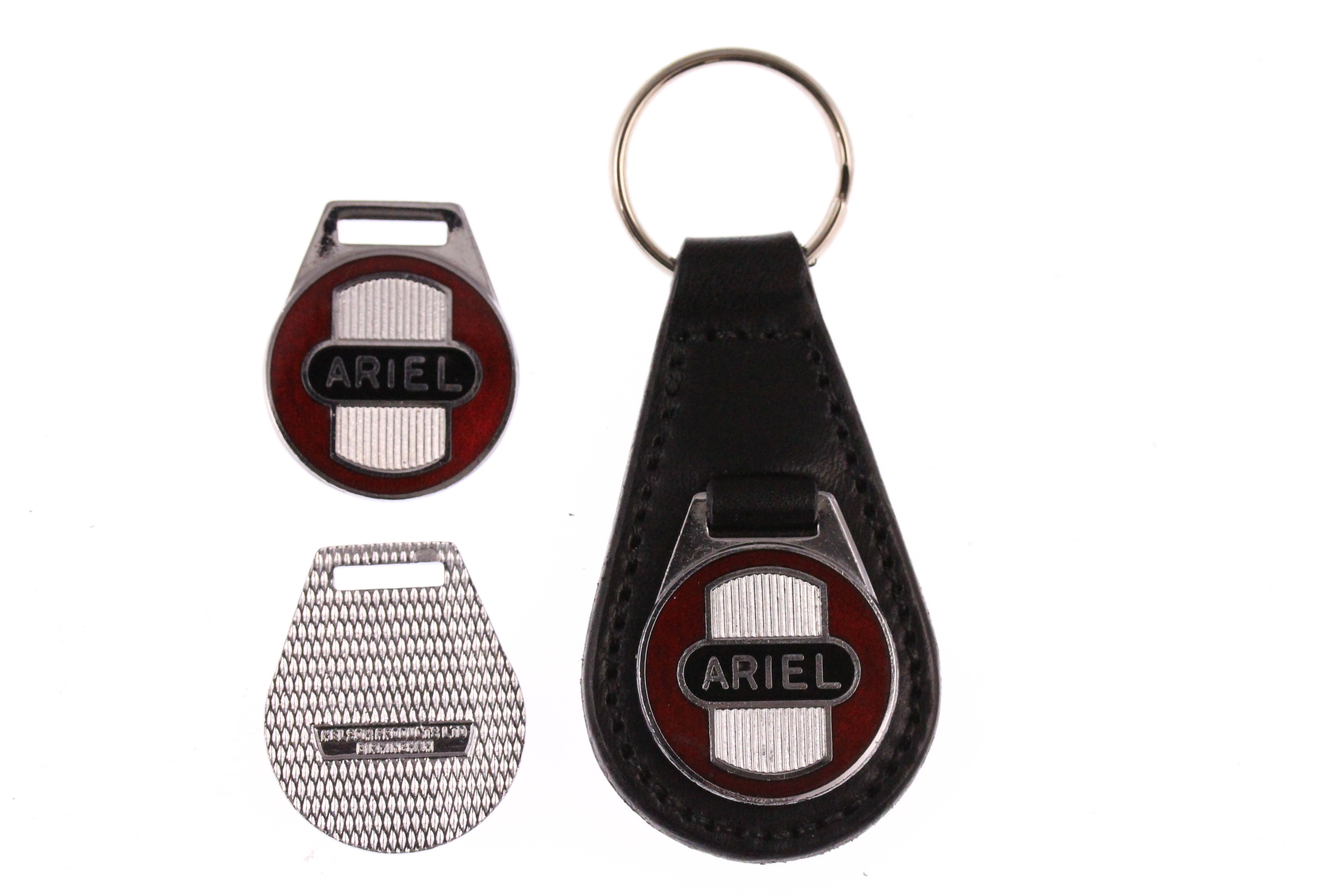 LEATHER FOB. Ariel ARIEL CLASSIC MOTORCYCLE KEY RING 