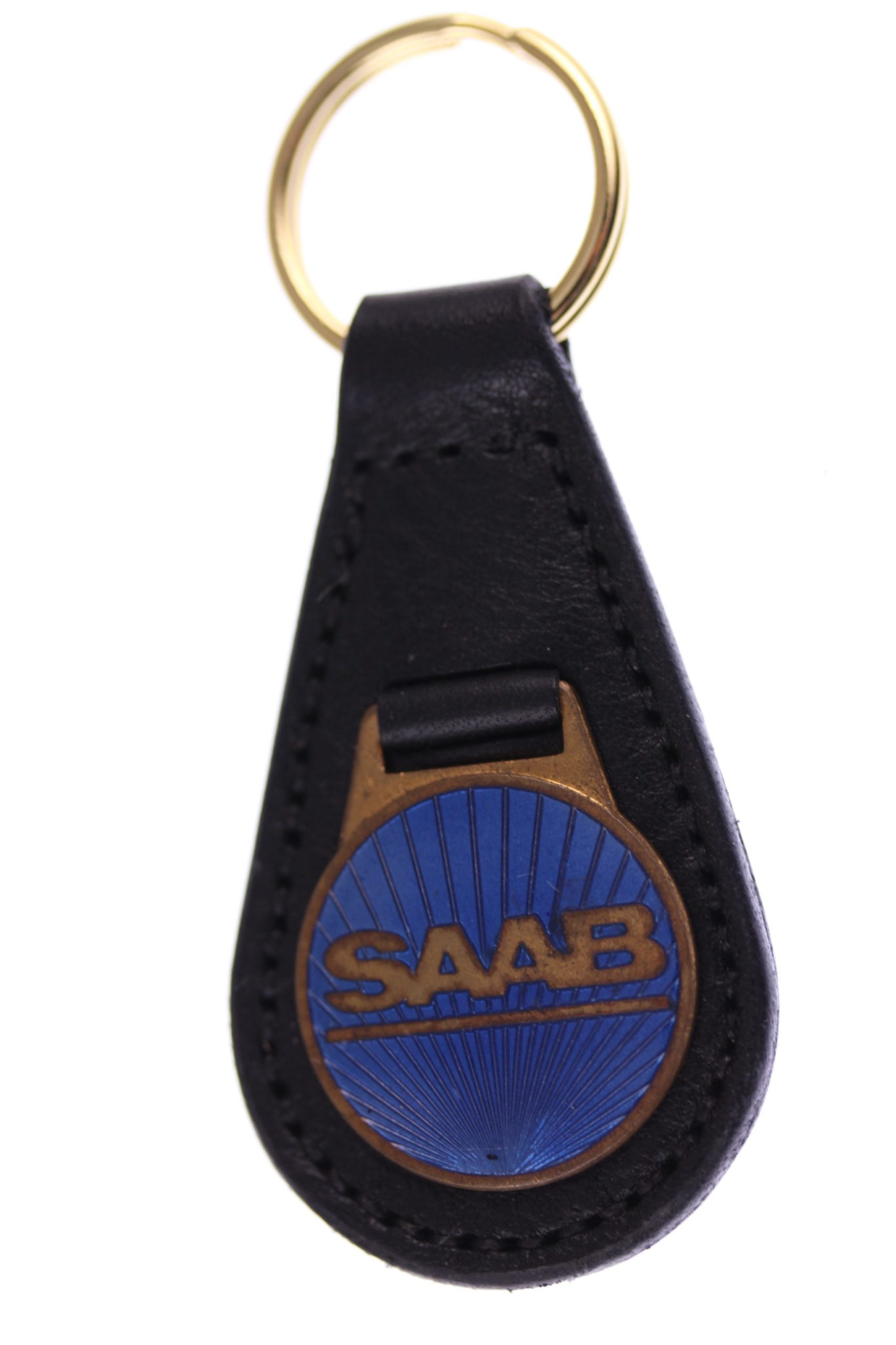 Saab key rings Handmade Keyrings Classic Leather Fobs