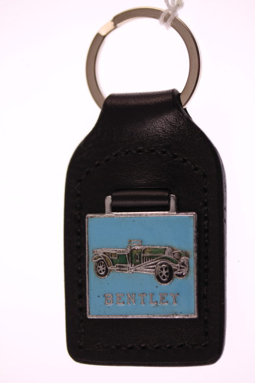 KEY FOB AJS FAUX LEATHER KEY RING VINTAGE AJS MOTORCYCLES KEY RING. 