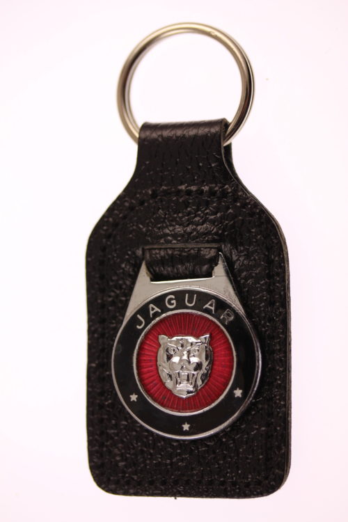 Purple Leather Key Ring for Jaguar