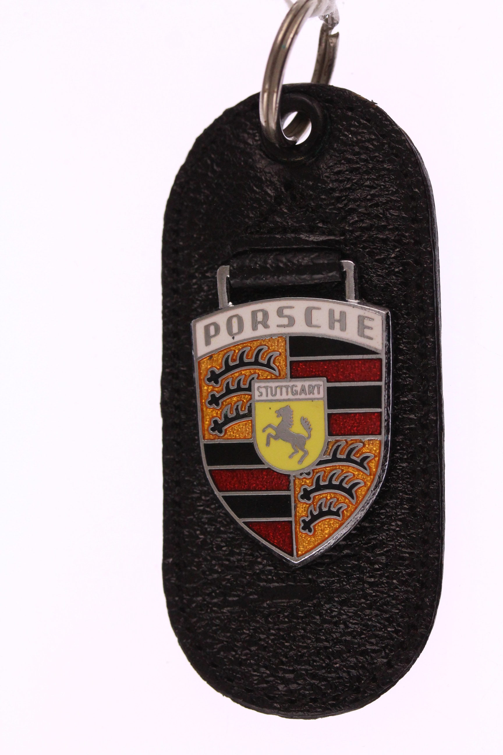 1965 - 1969 Porsche 911 912 Vintage Rare Key Chain Pouch Case Leather  Original