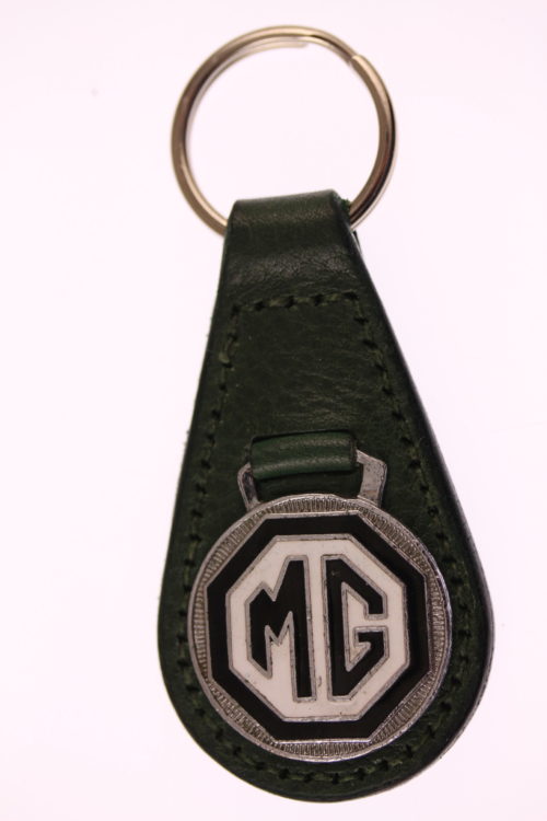 Richbrook MG Official Licensed Black Leather MG Logo Car Keyring Key Ring Free 