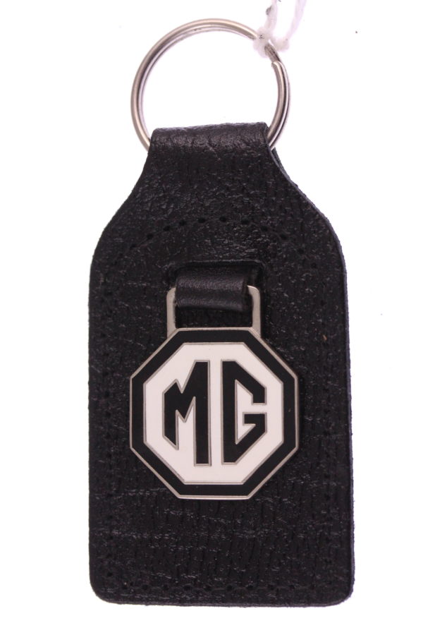 MG – original early 2000s keyring – Classic Leather Fobs