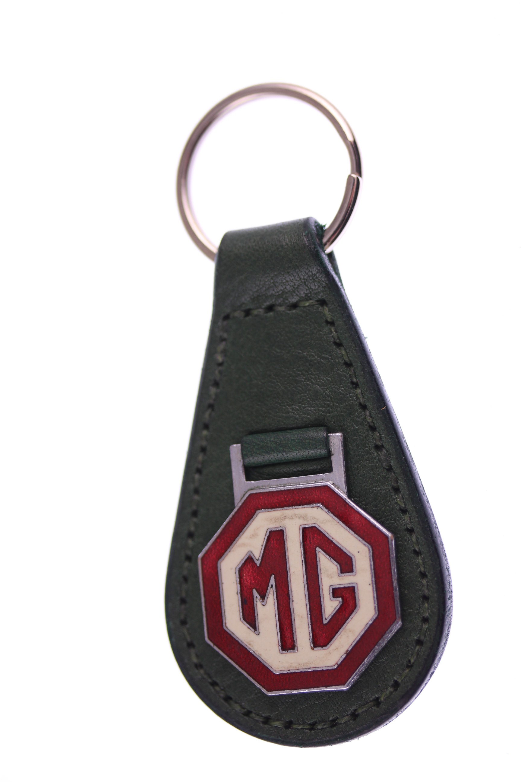 MG ( MGA ) – original 1960s red & cream vitreous enamel badge remounted ...